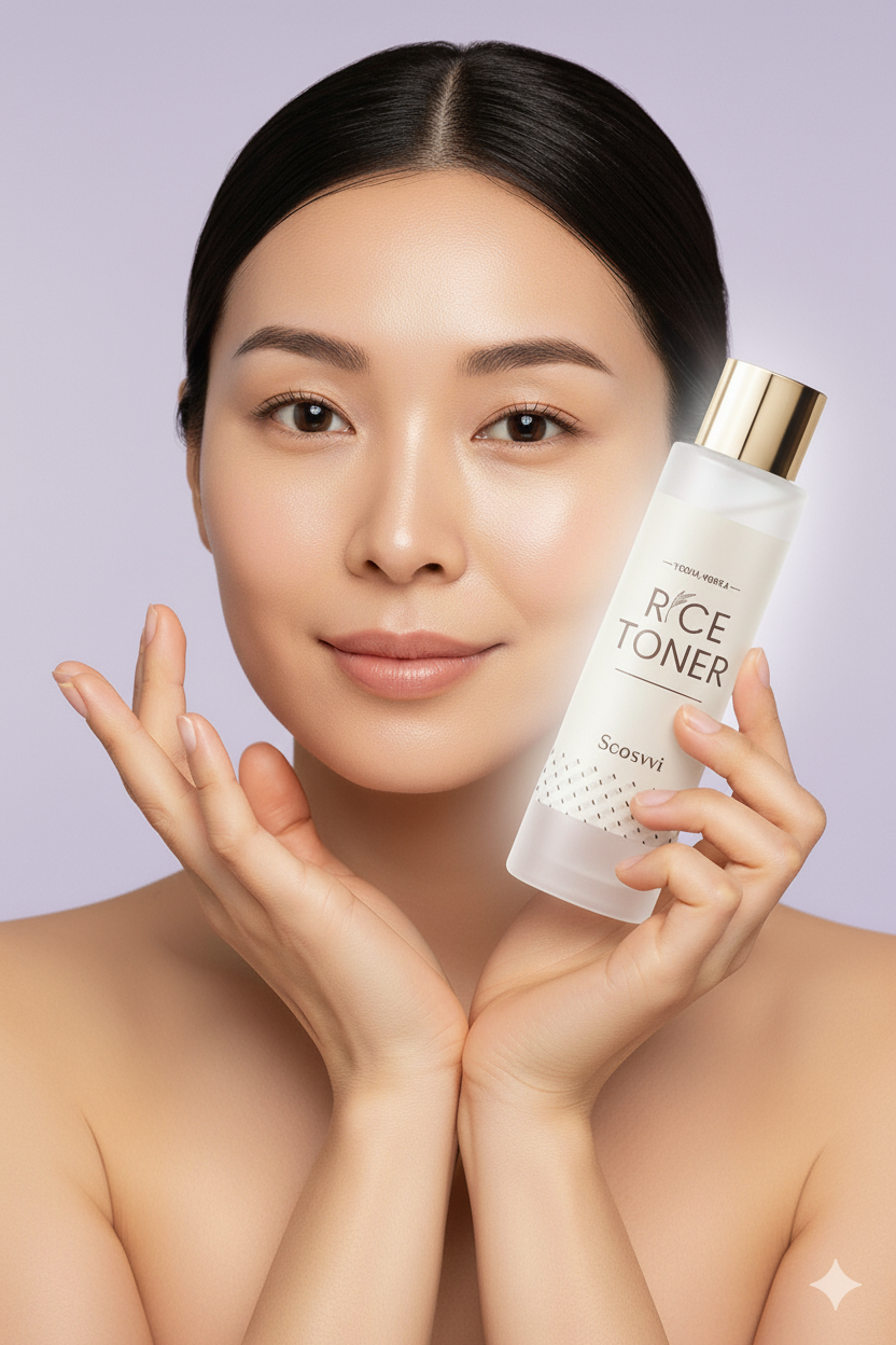 Korean Rice Milky Tone Toner for Radiant, Balanced Skin