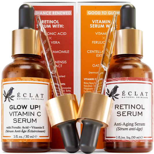 Anti-Aging Serum Duo – Vitamin C & Retinol